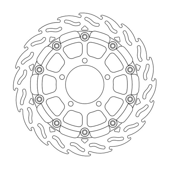 ER 6 N (2005 - 2016) flame racing brake rotor | MOTO-MASTER