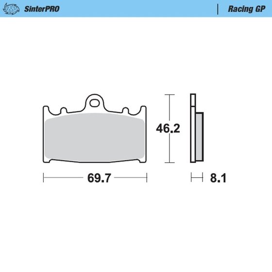 KX 125 (2003 - 2008) racing brake pads | MOTO-MASTER