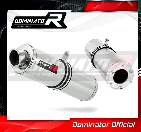 ZX 6R NINJA (1998 - 2002) exhaust silencer round | Dominator