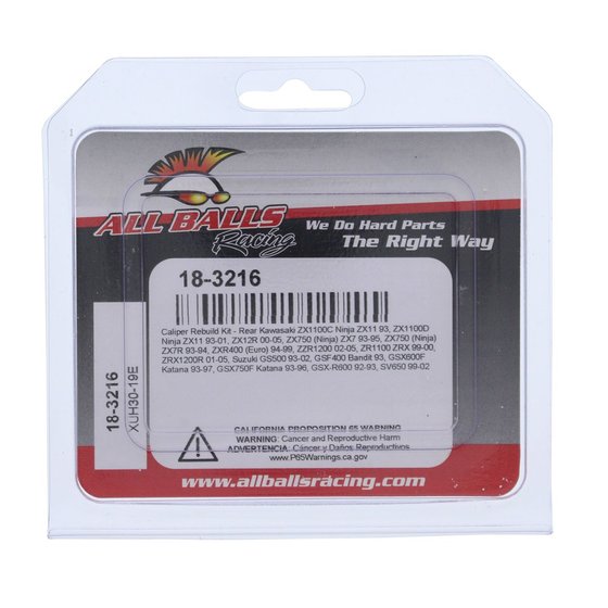 ZRX 1200 R (2001 - 2005) caliper rebuild kit - rear | All Balls