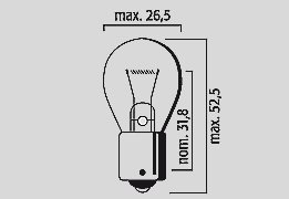 Z 1000 (2007 - 2013) 12v 21w bau15s bulb (10 pack) | FLOSSER