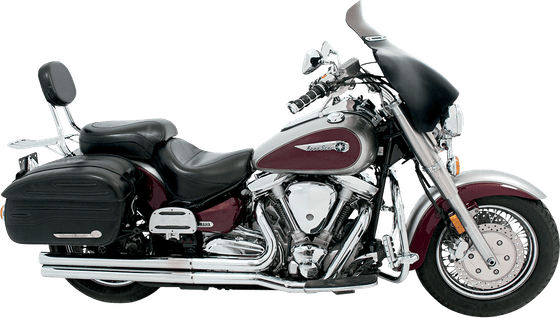 VN 1700 VULCAN CLASSIC LT (2009 - 2011) slotted slim windshield trim | MEMPHIS SHADES HD