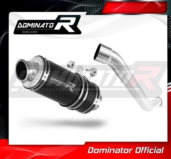 Z 750 (2004 - 2006) exhaust silencer muffler gp1 black | Dominator