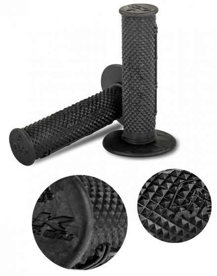 KX 85 (2001 - 2022) black diamond rubber grips | NEKEN