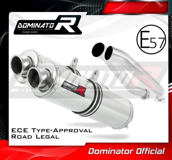 Z 1000 (2003 - 2006) homologated exhaust silencer round | Dominator