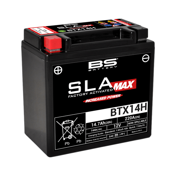 VN 800 VULCAN (1995 - 2003) btx14h sla max battery | BS BATTERY