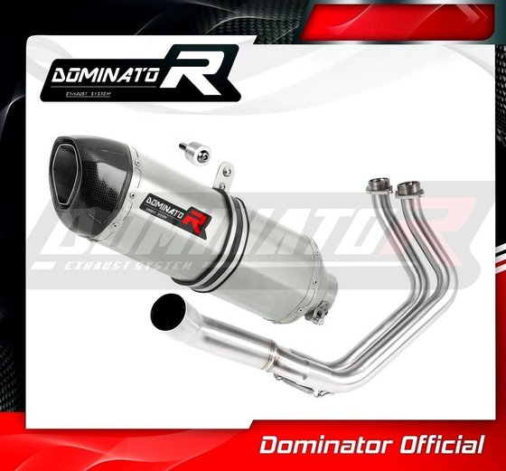 Z 650 (2017 - 2022) exhaust full system silencer hp1 + db killer | Dominator