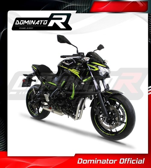 Z 650 (2017 - 2022) exhaust full system silencer hp1 + db killer | Dominator