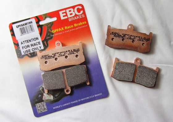 EX 400 NINJA (2017 - 2021) gpfax sintered road brake pads | EBC