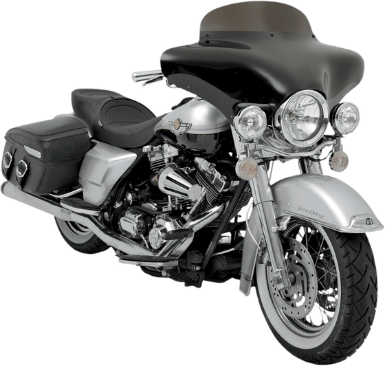 VN 800 VULCAN CLASSIC (1996 - 2006) standard black batwing fairing windshield - 5" | MEMPHIS SHADES HD