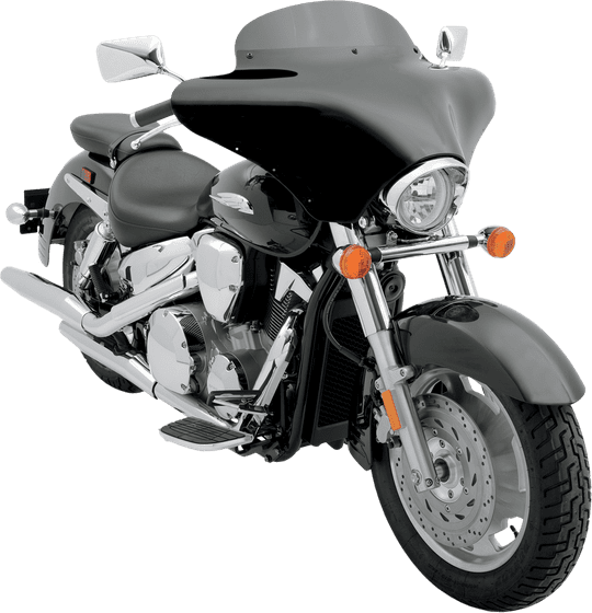 VN 800 VULCAN CLASSIC (1996 - 2006) standard black batwing fairing windshield - 5" | MEMPHIS SHADES HD