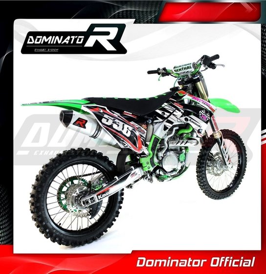 KX 450 F (2012 - 2018) exhaust silencer mx2 | Dominator