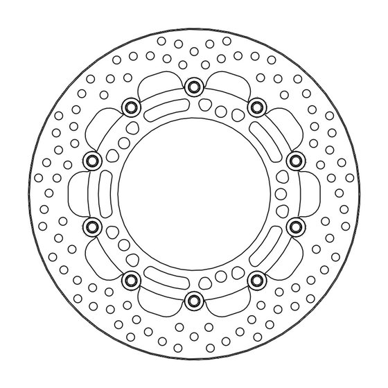 EX 400 NINJA (2018 - 2022) halo floating brake rotor | MOTO-MASTER