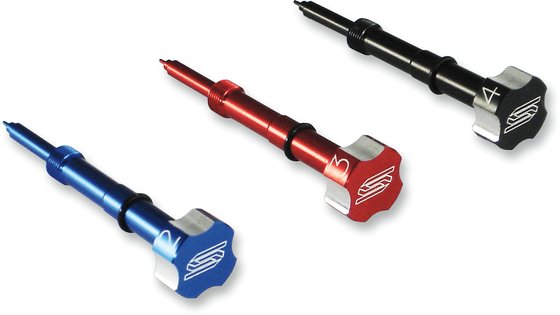 KX 450 F (2006 - 2008) fuel mixture screw keihin (red) | SCAR