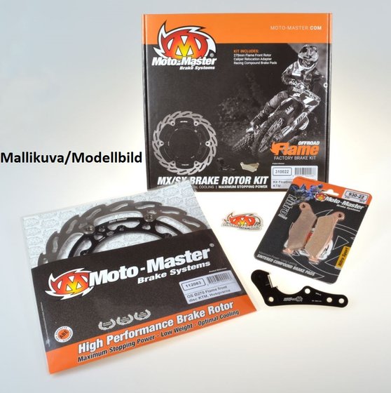 KX 250 (2006 - 2022) front brake kit with 270mm floating disc and pads | MOTO-MASTER