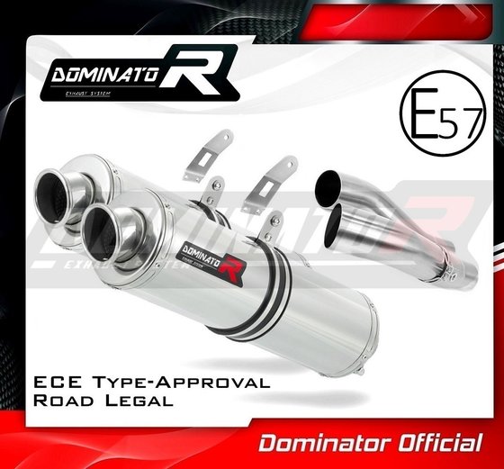 Z 1000 (2014 - 2016) homologated exhaust silencer round | Dominator