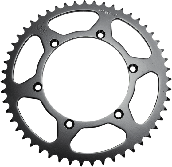 KX 125 (1980 - 2008) rear sprocket 53 tooth pitch 520 black jtr46053 | JT Sprockets