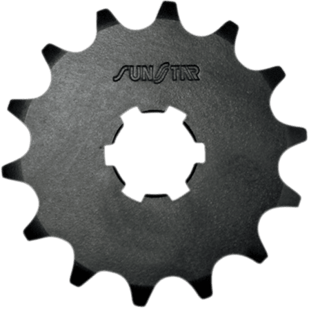 KX 65 (2000 - 2022) 13t 420 pitch black steel front replacement sprocket | SUNSTAR SPROCKETS