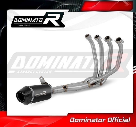 Z 900 (2020 - 2022) full exhaust system low level hp3 black | Dominator