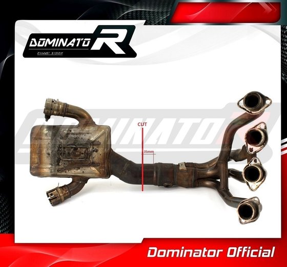 Z 1000 SX NINJA (2010 - 2013) exhaust cat eliminator decat | Dominator