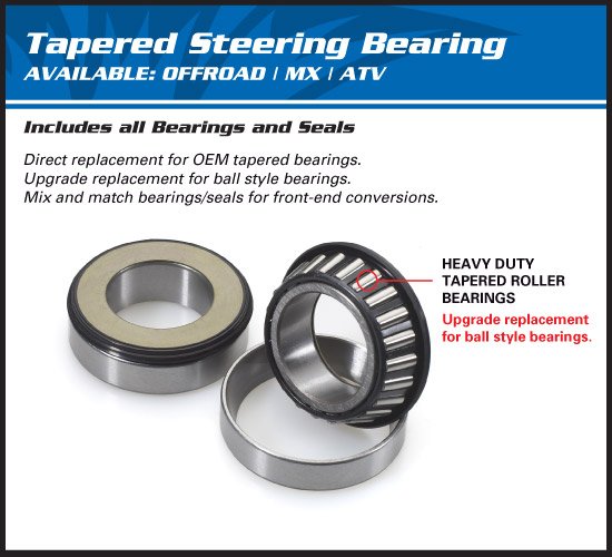 ZX 6R NINJA (1998 - 2008) steering bearing kit | All Balls