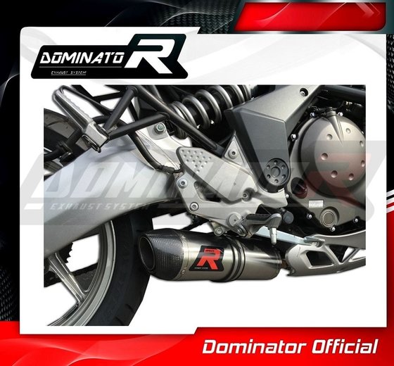 KLE 650 VERSYS (2008 - 2014) exhaust silencer hp2 | Dominator