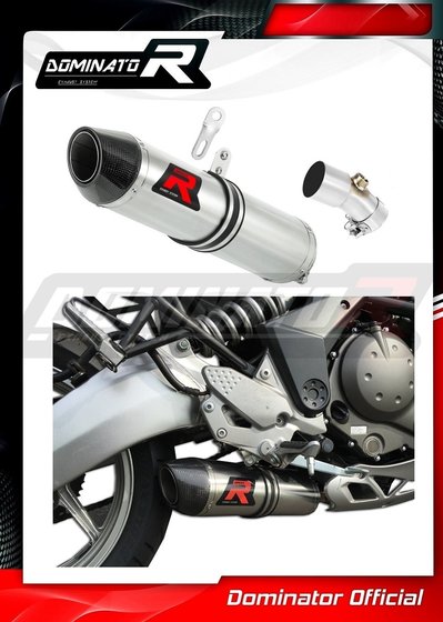 KLE 650 VERSYS (2008 - 2014) exhaust silencer hp2 | Dominator