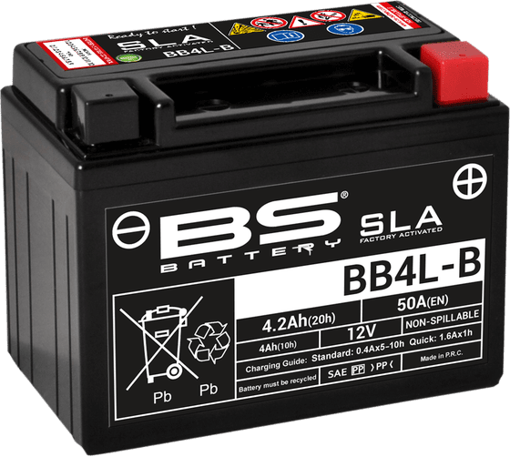 KLX 250 S (2013 - 2013) bb4l-b sla battery | BS BATTERY