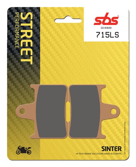 ZZ R 1400 (2006 - 2019) brakepads sintered rear | SBS