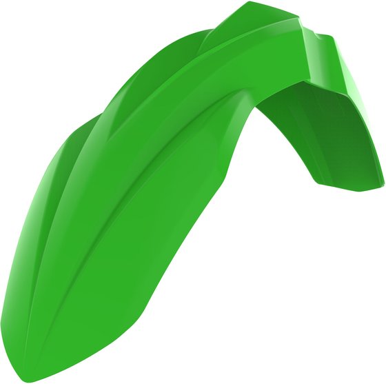 KX 450 F (2016 - 2022) green front fender for kxf250 and kxf450 | POLISPORT