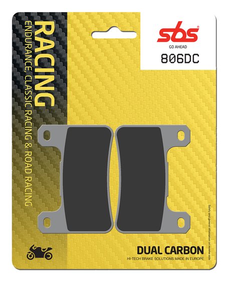 ZX 10R NINJA (2008 - 2023) brakepads dual carbon | SBS