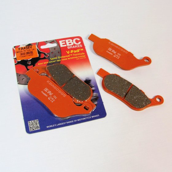 ZZ R 1400 (2006 - 2022) british made semi-sintered v-pads | EBC