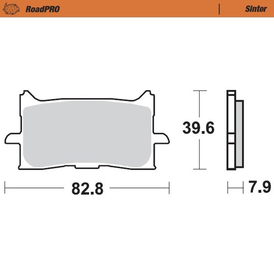 ZZ R 1400 (2019 - 2022) sintered front brake pad | MOTO-MASTER