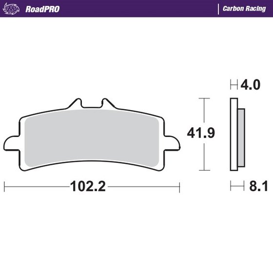 ZZ R 1400 (2013 - 2022) carbon racing brake pads | MOTO-MASTER