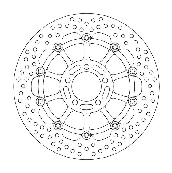 Z 1000 (1979 - 2006) halo floating brake rotor | MOTO-MASTER