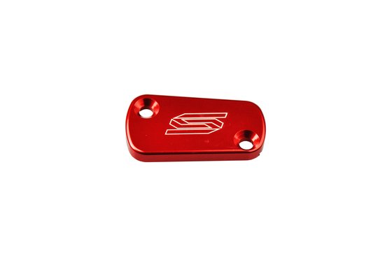 KX 250 (2003 - 2022) red brake reservoir cap/cover | SCAR