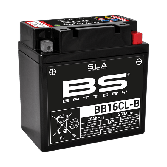 KVF 300 (1999 - 2002) bb16cl-b sla 12v 230 a battery | BS BATTERY