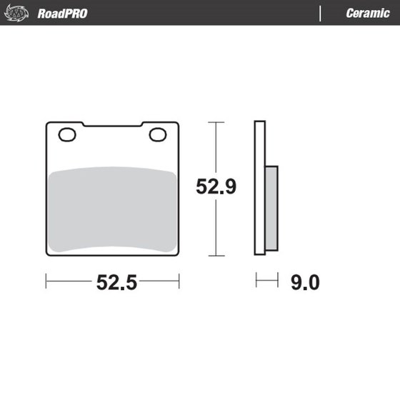 ZZ R 1200 (2002 - 2005) ceramic brake pad | MOTO-MASTER