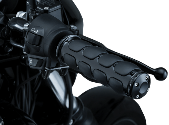 VN 1600 VULCAN CLASSIC TOURER (2005 - 2008) iso black metric grips | KURYAKYN