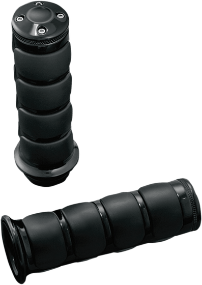 VN 1500 VULCAN (1987 - 2004) iso black metric grips | KURYAKYN