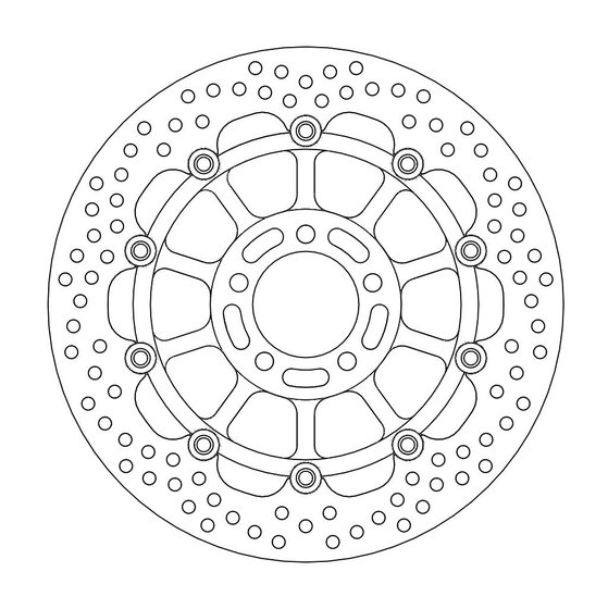 ZX 9R NINJA (1994 - 2003) halo floating brake rotor | MOTO-MASTER