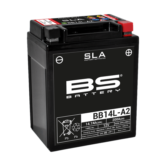 KLR 650 (1987 - 2018) 12v sla battery | BS BATTERY