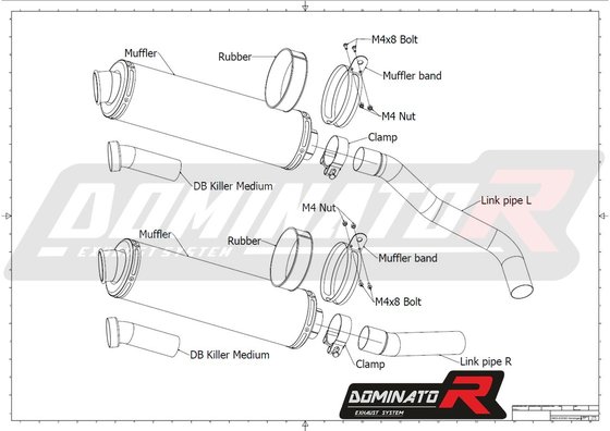 Z 1000 (2007 - 2009) homologated exhaust silencer oval | Dominator