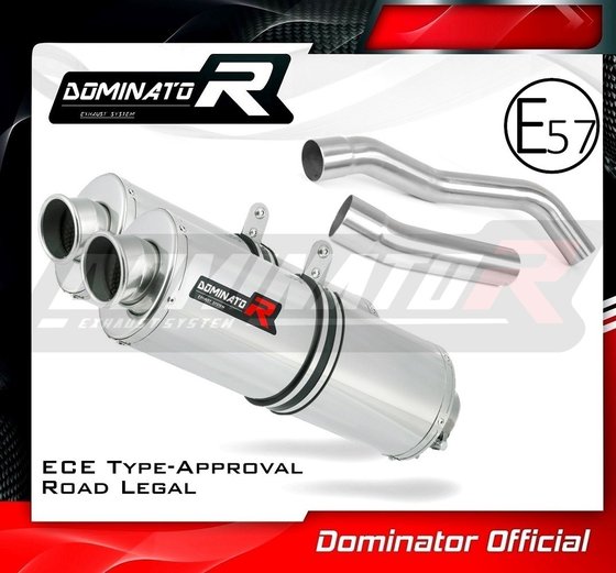 Z 1000 (2007 - 2009) homologated exhaust silencer oval | Dominator