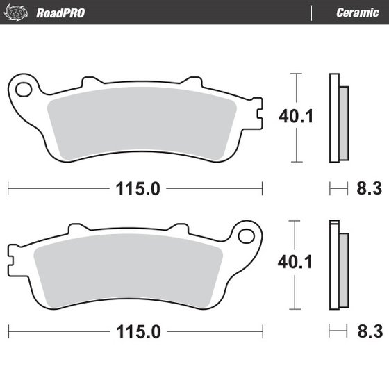 EN 650 VULCAN S (2015 - 2017) ceramic brake pad | MOTO-MASTER