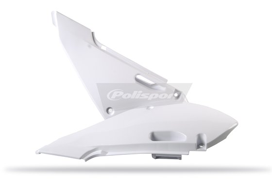 KLX 110 (2002 - 2009) polisport side panel kx65(00-->)klx110(02-09)/rm65(03-05)/dr-z110 white (6) | POLISPORT