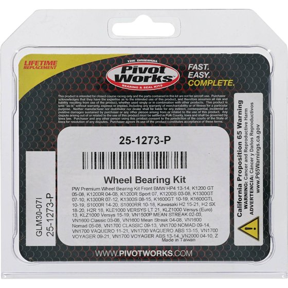 KLZ 1000 VERSYS (2013 - 2021) wheel bearing kit front | All Balls