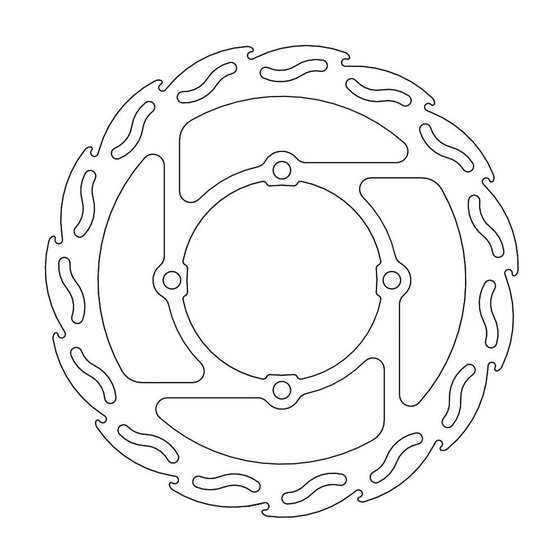 KX 250 (2003 - 2005) flame front brake disc | MOTO-MASTER