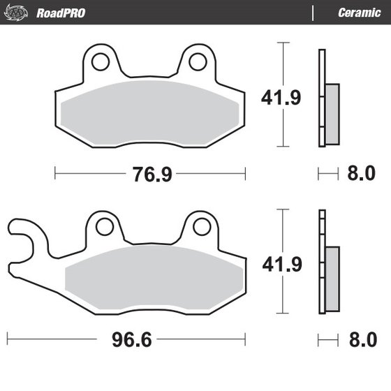 NINJA H2 SE (2019 - 2020) ceramic brake pad | MOTO-MASTER