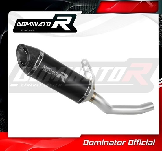 Z 800 (2013 - 2016) exhaust silencer muffler hp8 black | Dominator